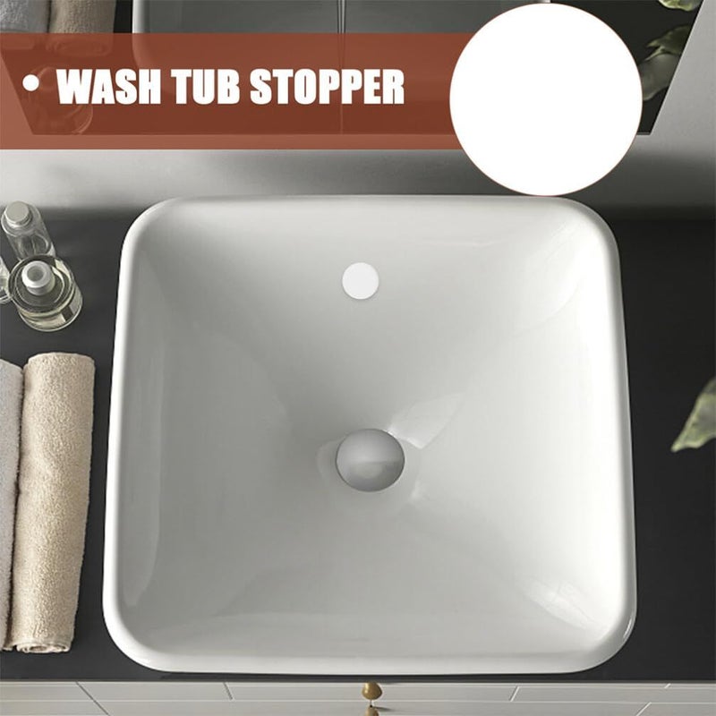 Vosarea 2pcs Rubber Tub Stopper for Bathtub Sink 245x245x140CM - Image 5