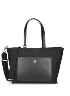 Tommy Hilfiger Plus Tommy Hilfiger Plus TH Monogram Jacquard Canvas Tote  - Image 1