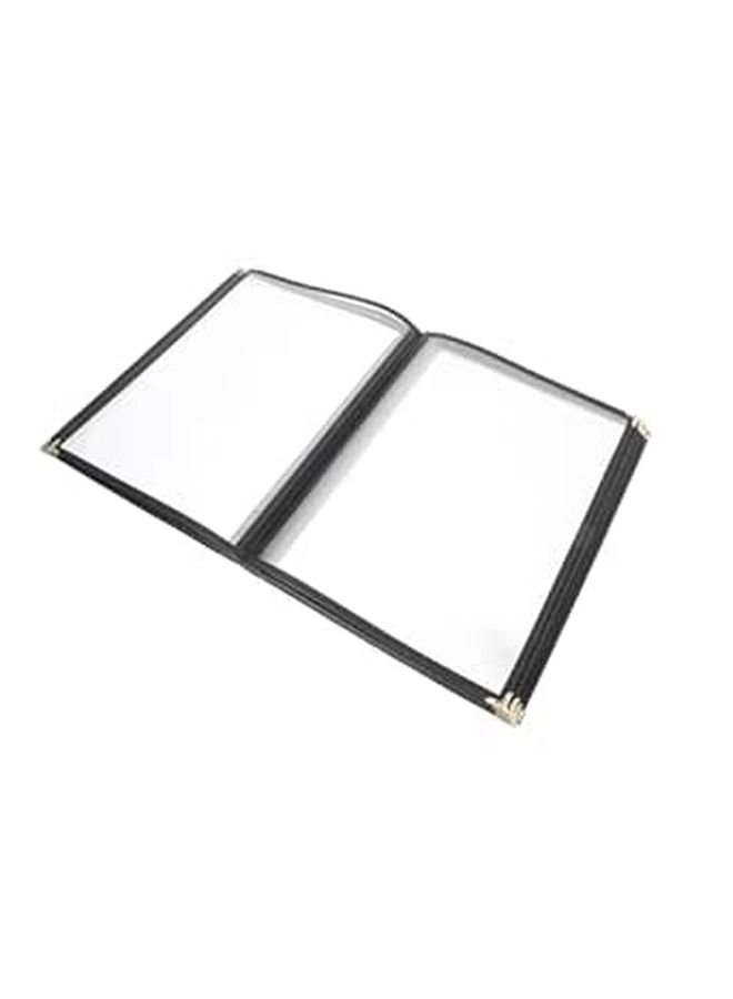 غلاف قائمة PVC شفاف مقاوم للزيت واقي للمطعم تصميم موفر للمساحة يسهل الطلب - Image 1