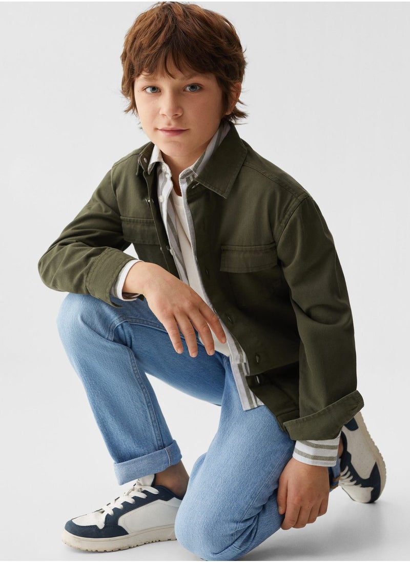 MANGO - Kids Regular Fit Jeans - Image 1