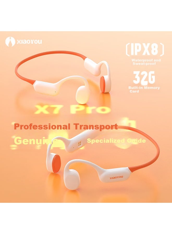 Xiaoyou Bone Conduction Headphones X7 Pro Cycling Bluetooth Headphones Open-necked Wireless Outdoor Swimming Sports - Image 3