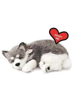 Perfect Petzzz Original Petzzz Alaskan Husky, Realistic Lifelike Stuffed Interactive Pet Toy, Companion Pet Dog with 100% Handcrafted Synthetic Fur  - Image 1