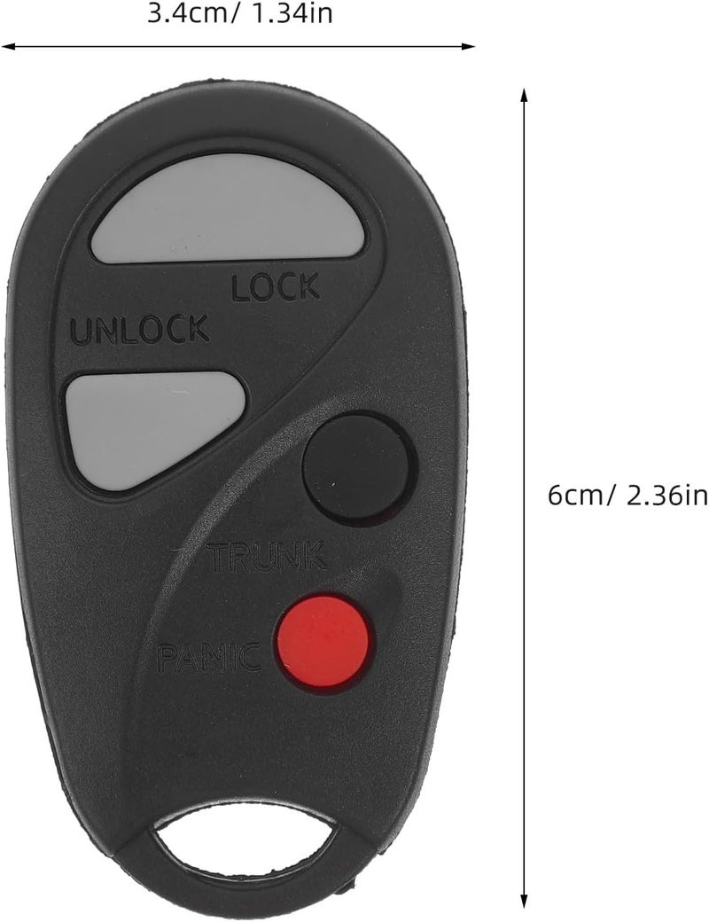 Car Key Fob Cover Replacement 3+1 Button Shell Case Protector for Remote Key Holder Sturdy Automotive Interior Accessory - Image 3