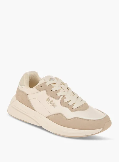 Lee Cooper Women's Panelled Sneakers with Lace-Up Closure