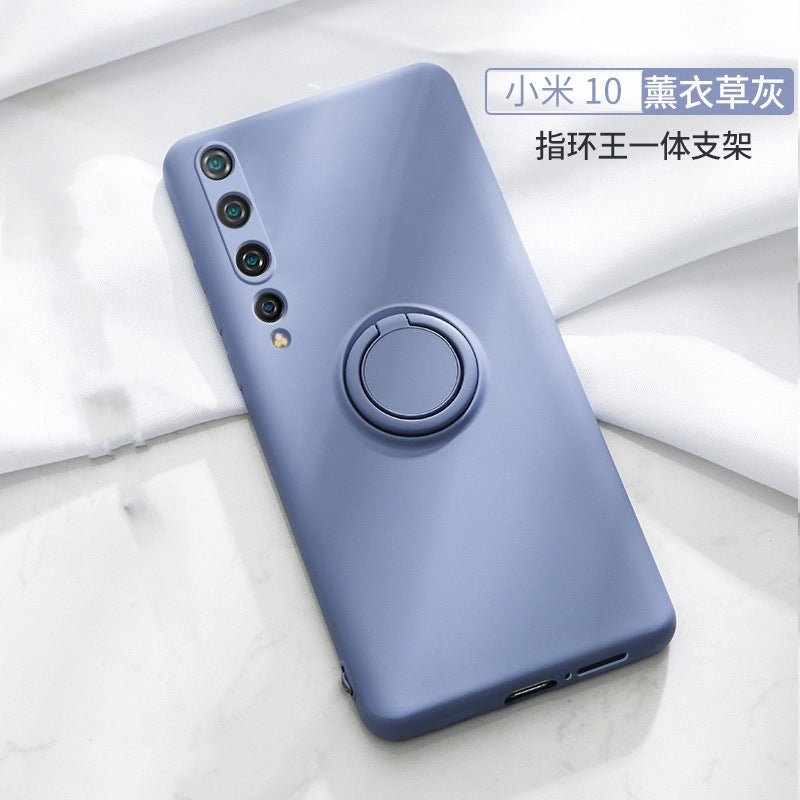 غطاء واقي، Lavender سيليكون، مقاوم للصدمات لـ Xiaomi 14، حامل قائم بوظيفة حامل من السيليكون للرحلات اليومية لترتيب الأغراض للاستخدام الداخلي - Image 1