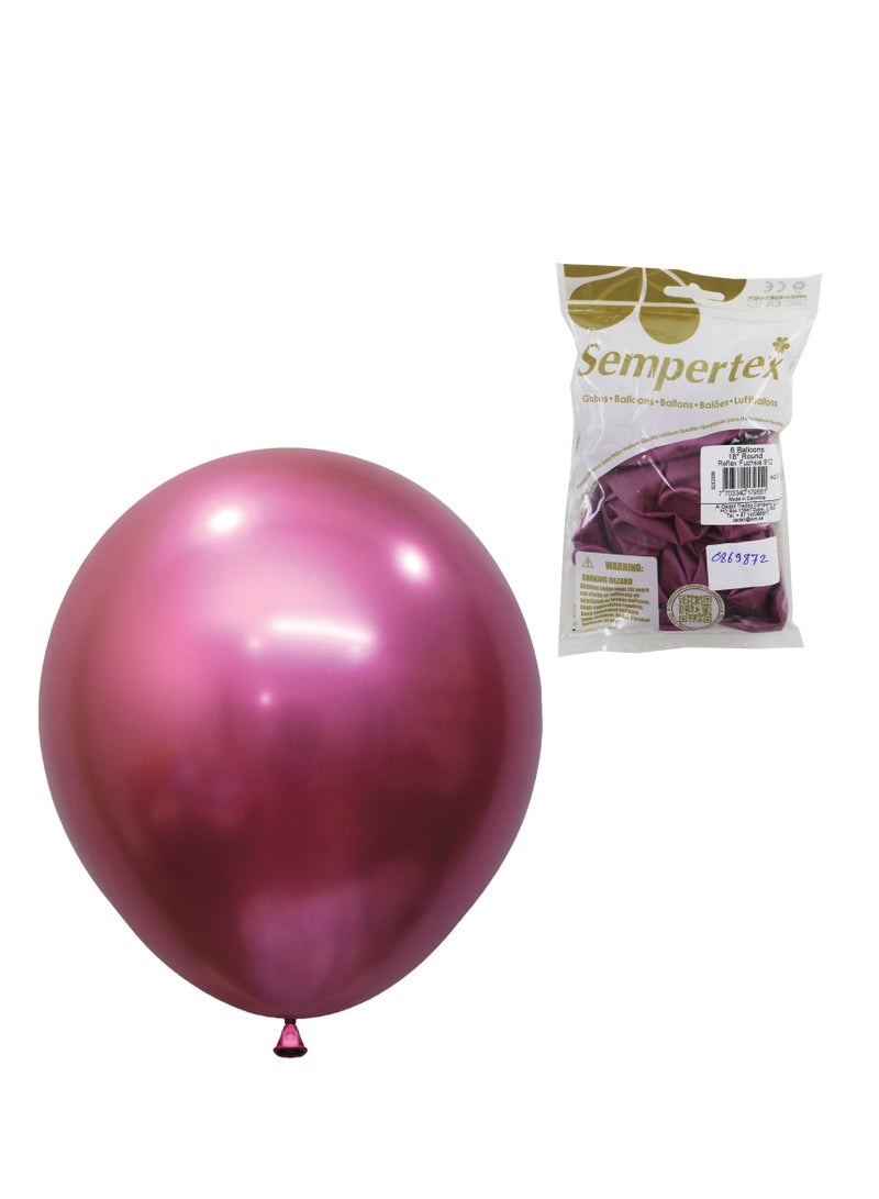 Sempertex Assorted Color Latex Balloons  Vibrant Balloons in Various Colors Perfect for Birthdays Parties Weddings and Celebrations Durable and Easy to Inflate for Fun Event Decorations (Fuchsia Pink) - Image 4
