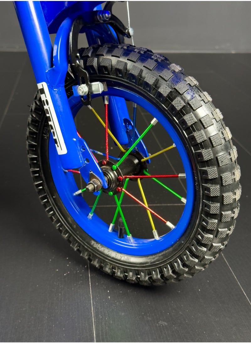 TIGER BICYCLE SIZE12 FOR CHILDREN FROM 2 TO 5 YEARS OLD TIGER MOTOCIKL STYLE  - Image 3