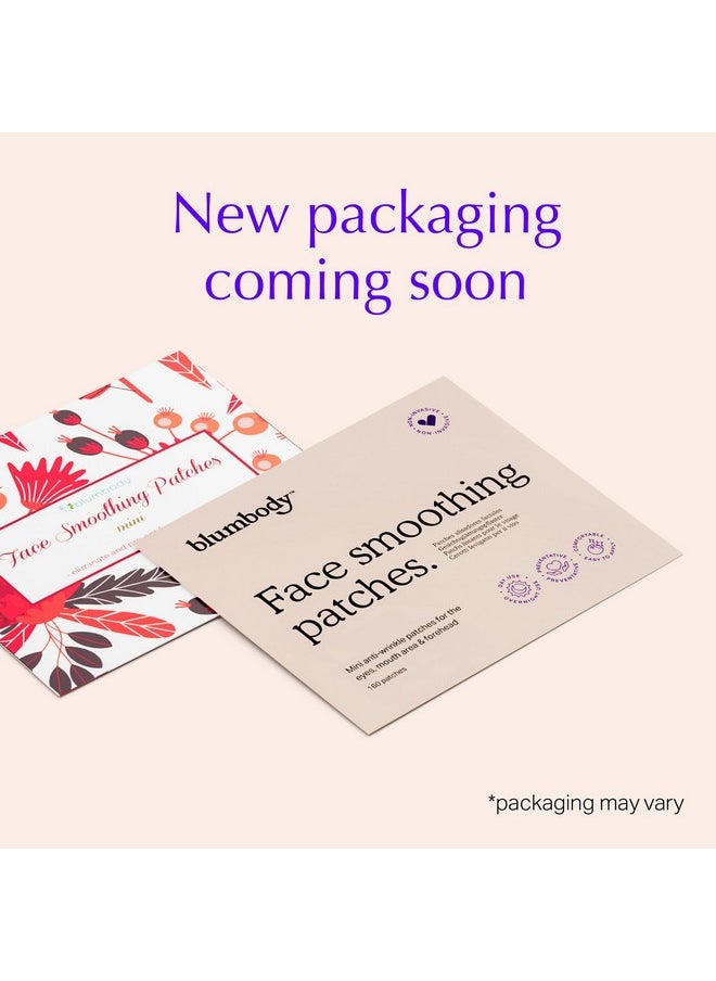 BLUMBODY Face & Forehead Wrinkle Patches - Mini Anti Wrinkle Facial Patches to Smooth Eye, Mouth, Forehead Wrinkles - Non-Silicone Face Tape for Fine Wrinkles between Eyes & Face - 160 Face Patches