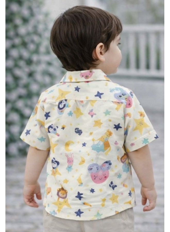 Bold Chic قميص حيوانات أرض الأحلام للأطفال - Image 3