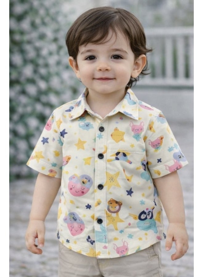 Bold Chic قميص حيوانات أرض الأحلام للأطفال - Image 4