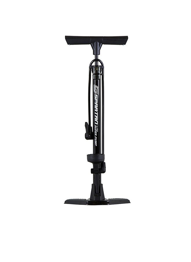 Spartan Spartan Bicycle Pump with Gauge - 160 PSI, 120 PSI, Presta & Schrader Valve Compatible  - Image 1