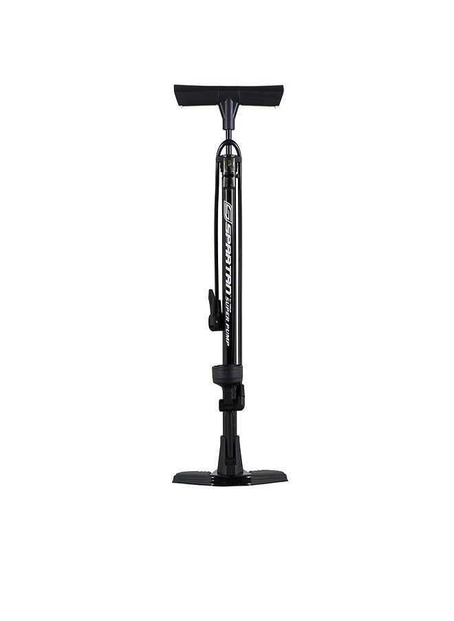 Spartan Spartan Bicycle Pump with Gauge - 160 PSI, 120 PSI, Presta & Schrader Valve Compatible  - Image 1