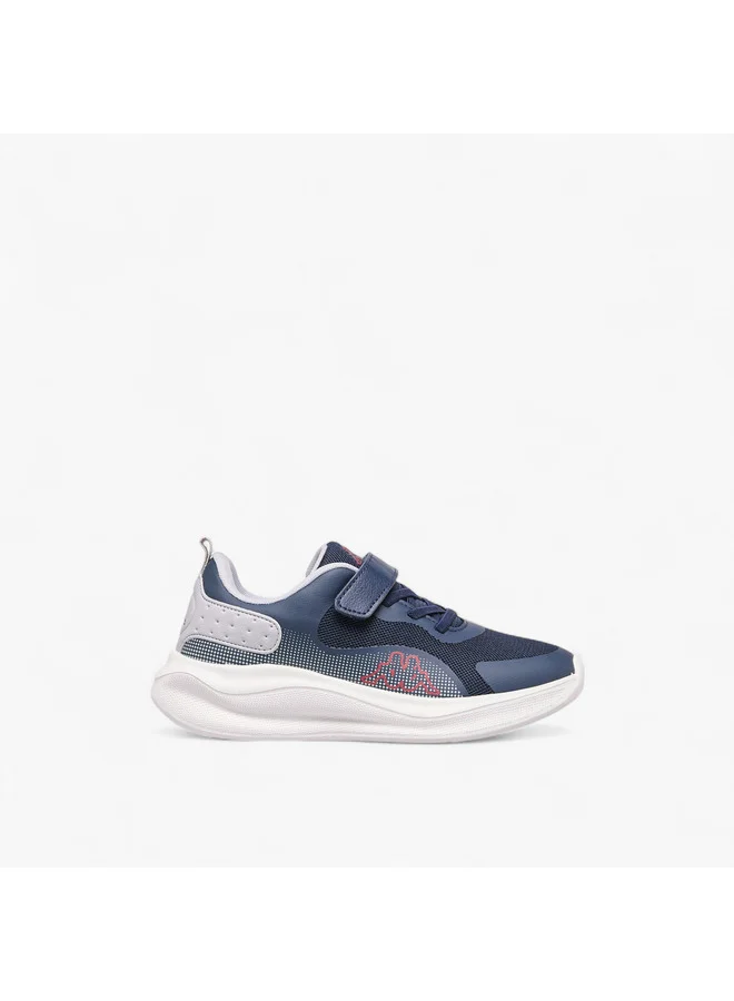 كابا Boys' Logo Print Sport Shoes with Hook and Loop Closure