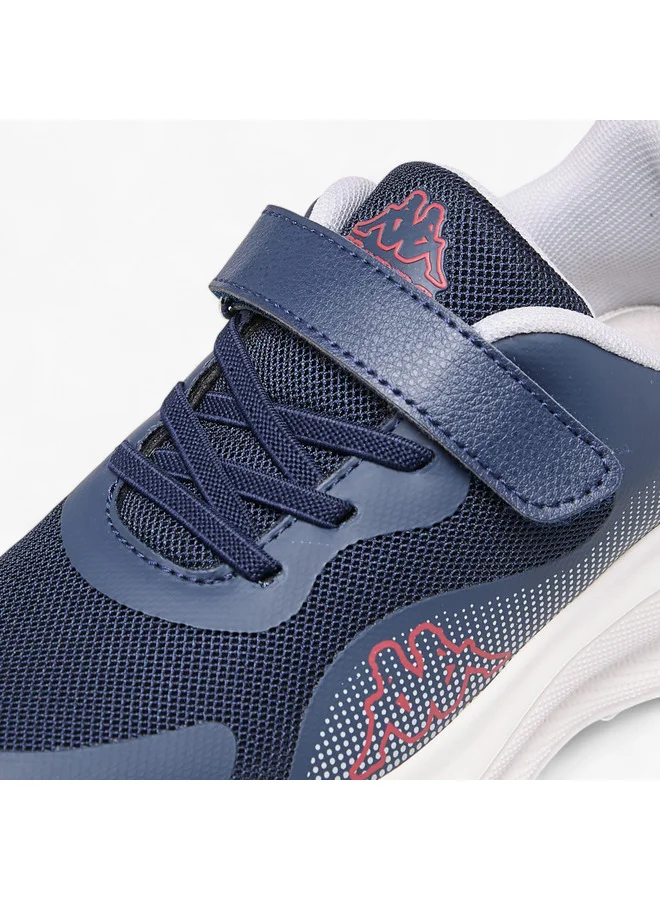 كابا Boys' Logo Print Sport Shoes with Hook and Loop Closure