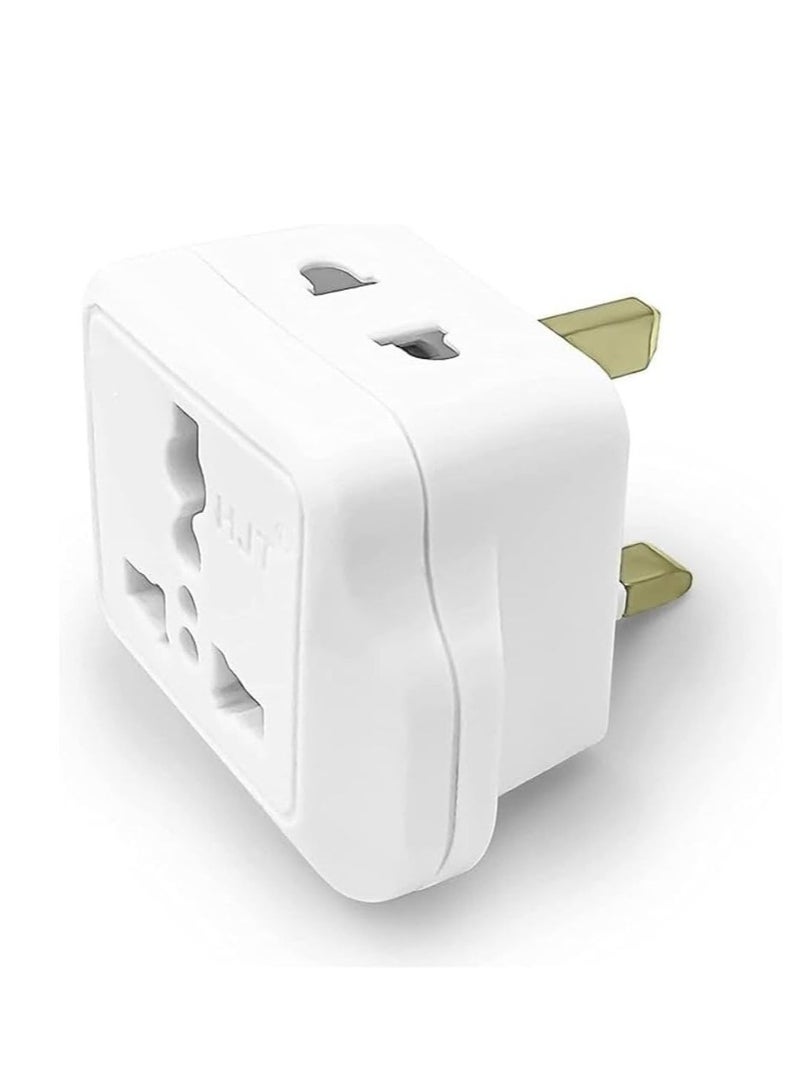 General Power Plug Adapter Universal Travel Tool Power Socket Converter International Travel Converts Type D/E/F/G/H/I/L to Type G 13AMP 220-240V (1 Piece)  - Image 1