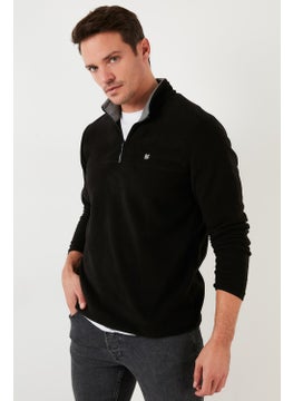 Buratti Slim Fit Anti-Pilling Non-Pilling Bato Collar Winter Raised Polar Fleece Men's POLAR 5906001  - Image 2