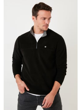 Buratti Slim Fit Anti-Pilling Non-Pilling Bato Collar Winter Raised Polar Fleece Men's POLAR 5906001  - Image 1