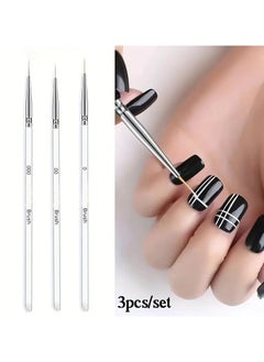 Goolsky Nail Liner Brushes For Manicure Pedicure, Nail Brush Pen, Acrylic Powder Dipping Pen, Nail Painting Drawing Pen  - Image 1