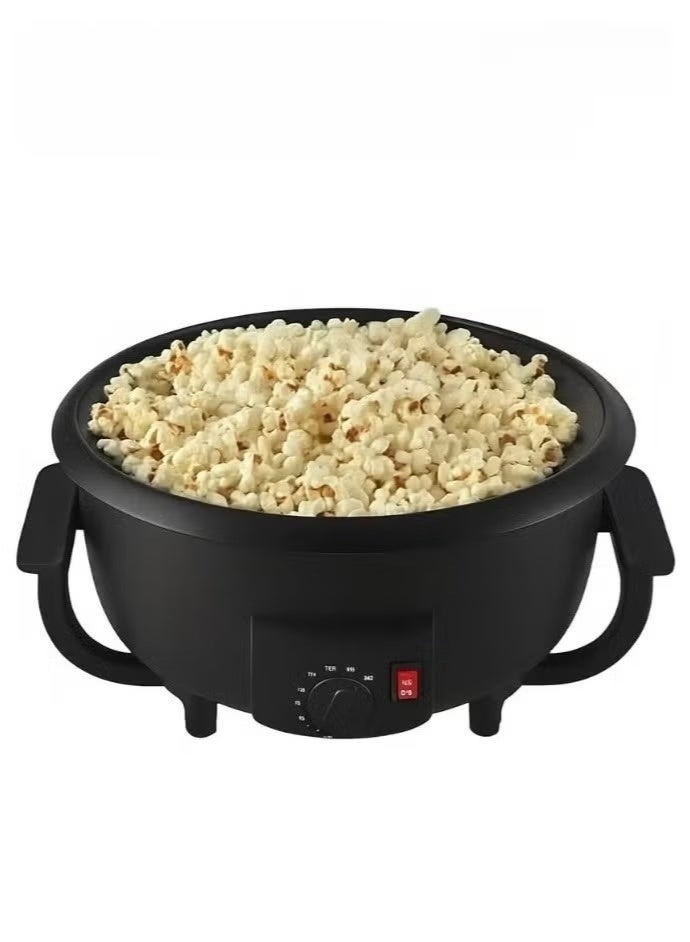 Denx Electric Coffee Roaster & Popcorn Maker – 800W, Adjustable Temperature, 2L Capacity, White - Image 2