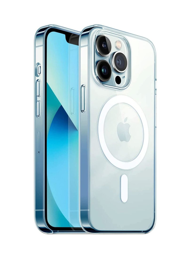 DUSALA Hybrid Magnetic Compatible with MagSafe Designed for iPhone 13 Pro Max Case Cover - Clear  - Image 1