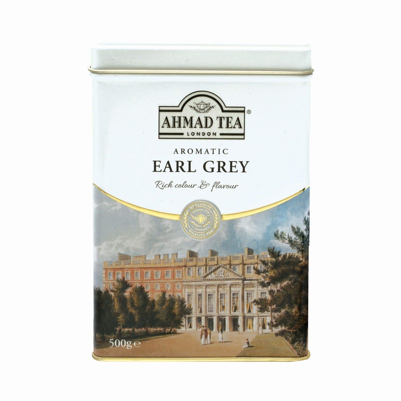 Ahmad Tea Earl Grey Aromatic Loose Tea, Ceylon Caddy, 17.6 Oz - Image 1