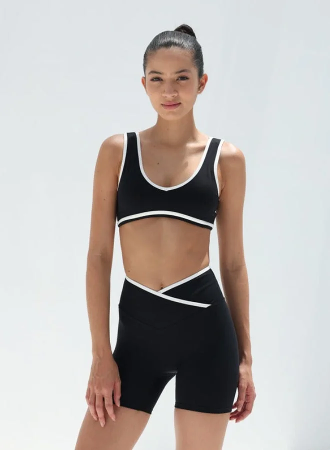 Mohuki Black Contour Active Bra for Women | Best Price UAE