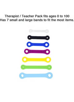 Apustim Silicone Adaptive Aid （Infant to Adult）for Limited Hand Function，Poor Grip，Limb Loss，Cerebral Palsy， Stroke，Tremors，Arthritis，ALS（7 Pack）  - Image 3