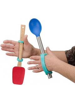 Apustim Silicone Adaptive Aid （Infant to Adult）for Limited Hand Function，Poor Grip，Limb Loss，Cerebral Palsy， Stroke，Tremors，Arthritis，ALS（7 Pack）  - Image 5