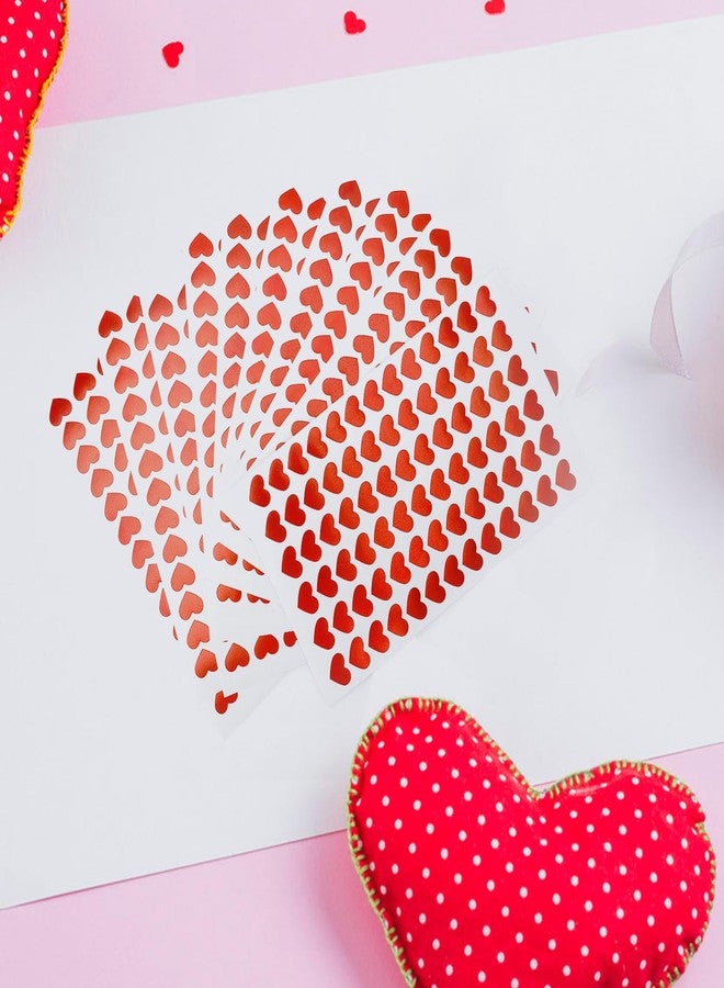 BOEIAC Heart Stickers, Red Heart Sticker, Glitter Small Mini Heart Stickers for Kids, 780 PCS, Decorative Love Stickers for Kids Reward, Valentine's Day, Wedding, Mother's Day, Envelopes, Gift Box - Image 3