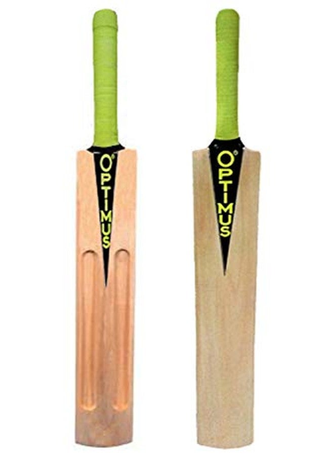 Optimus® Cricket Scoop Bat Kashmir Willow (Full Size with Tetron Cover for Soft & Hard Tennis/Rubber Ball Play)-No Leather Ball Play - Image 1