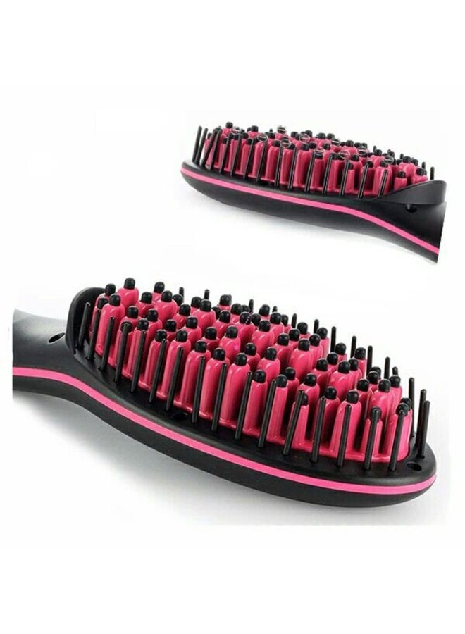 SIMPLY Hair Straightener Brush Thermostatic Straightening Comb Ceramic Tourmaline Fast Heating Anti-scald,Dual Voltage and LED Light Display,3 Temperature Adjustments,Perfect for Home Professional Salon - Image 4