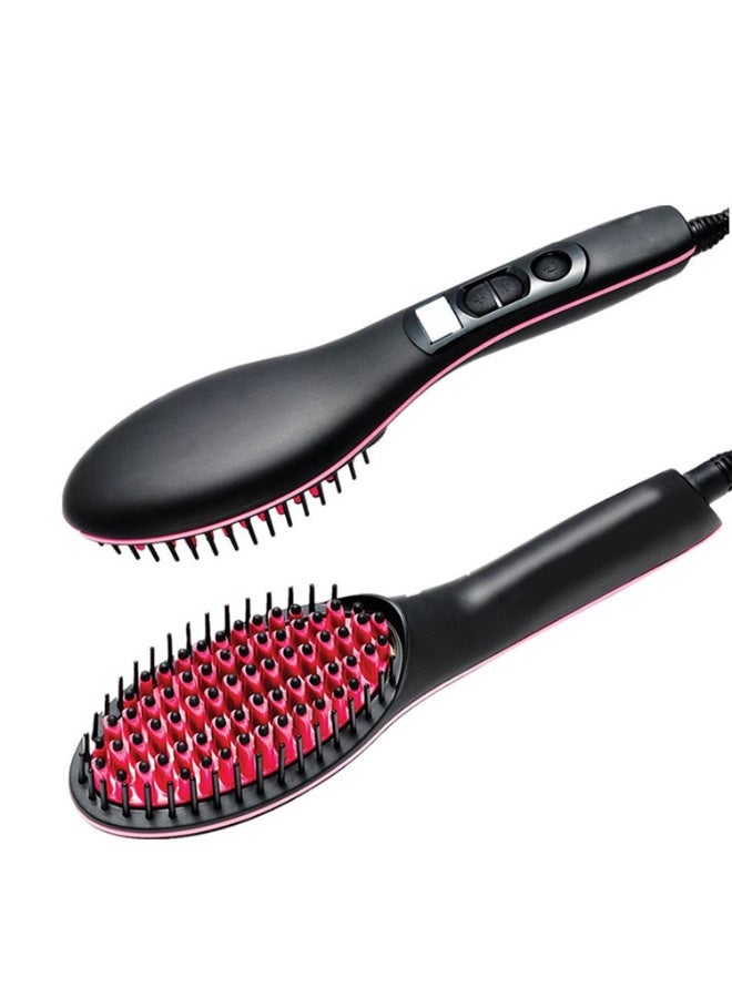 SIMPLY Hair Straightener Brush Thermostatic Straightening Comb Ceramic Tourmaline Fast Heating Anti-scald,Dual Voltage and LED Light Display,3 Temperature Adjustments,Perfect for Home Professional Salon - Image 3