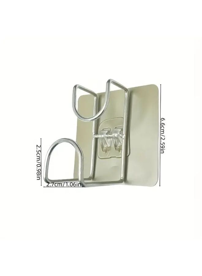 قطعة واحدة خطاف حائط لحوض الغسيل من الفولاذ المقاوم للصدأ بدون حفر - منظف الحمام المقاوم للصدأ - Image 1