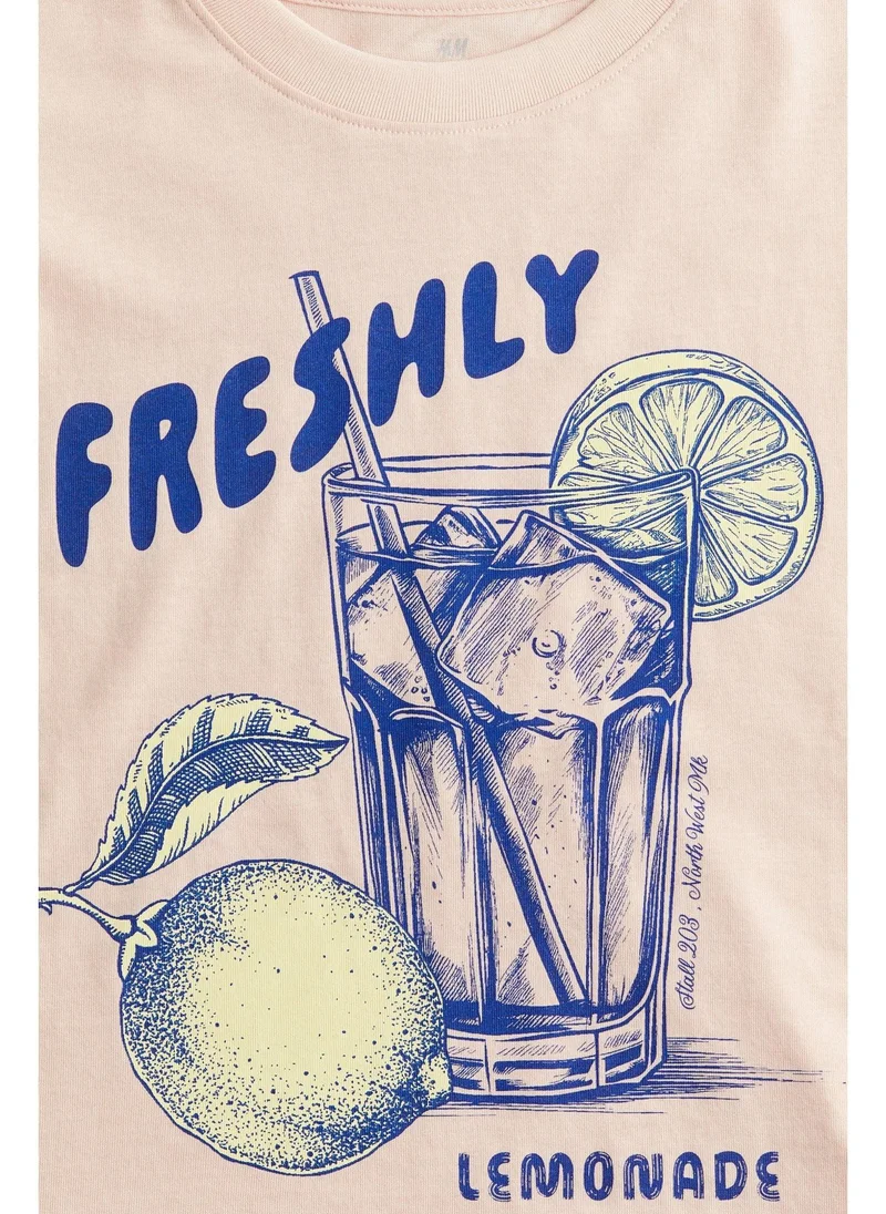 اتش اند ام Oversized cotton T-shirt
