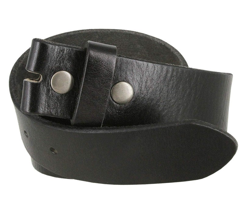 Belts.com BS040 100% One-Piece Full Grain Leather Belt Straps with Slot Hole 1-1/2" (38mm) Wide (Slot Hole-Black, 40) - Image 2