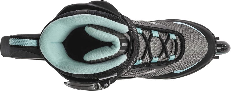 Rollerblade Zetrablade Women's Adult Fitness Inline Skate, Black/Light Blue, Size 9 - Image 4