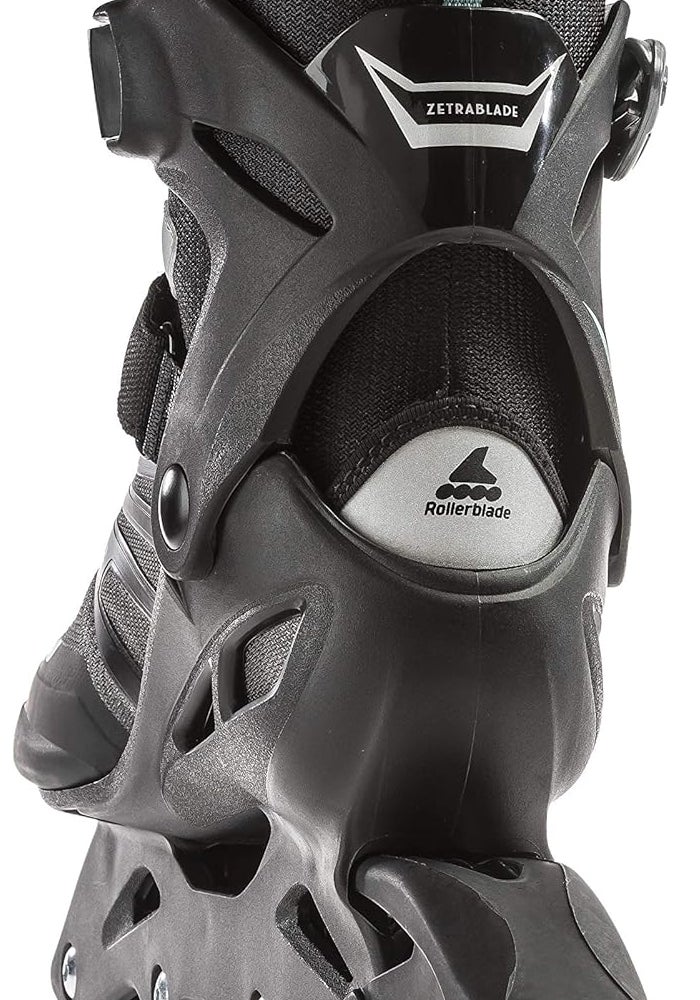 Rollerblade Zetrablade Women's Adult Fitness Inline Skate, Black/Light Blue, Size 9 - Image 3