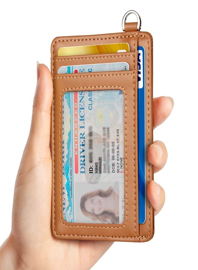 EcoVision Slim Minimalist Front Pocket Wallet, RFID Blocking Credit Card Holder Wallet with Detachable D-Shackle for Men Women - Image 2