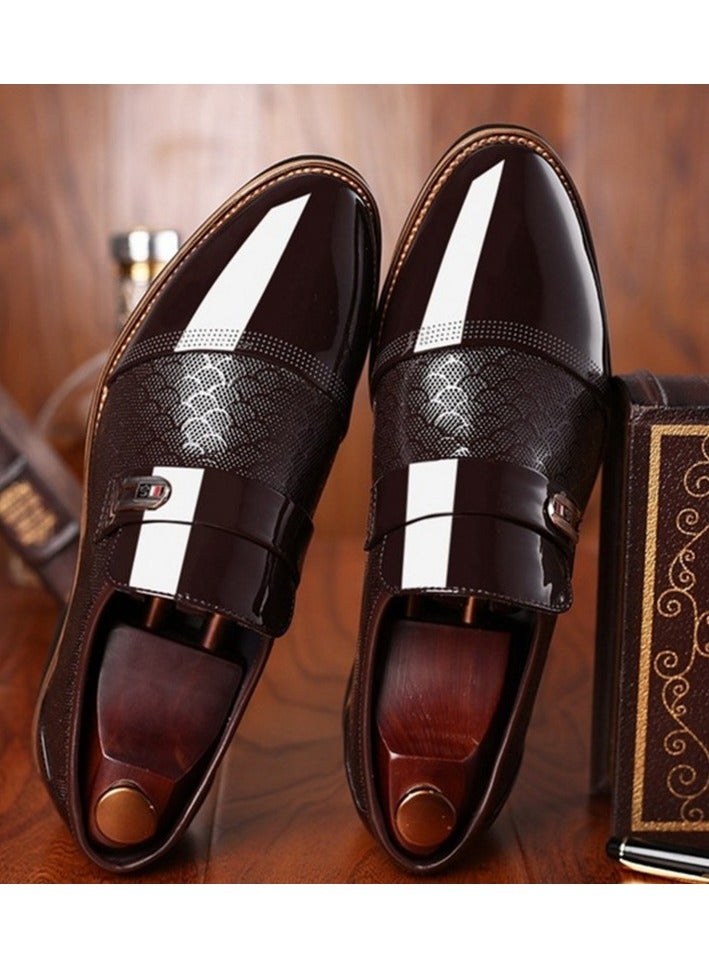 Shougu New Men's Business Leather Shoes  - Image 1
