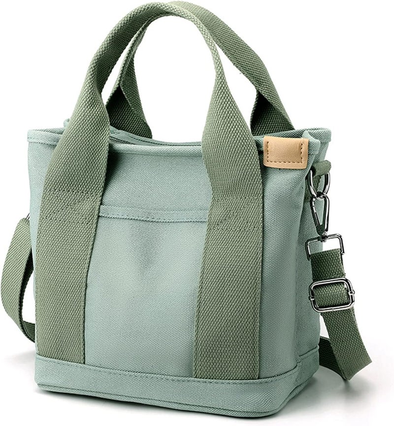 cheekyglo Large Capacity Multi-Pocket Handbag, Canvas Tote Bags Travel Bags Handbags With Zipper And Pockets for Women - Image 1