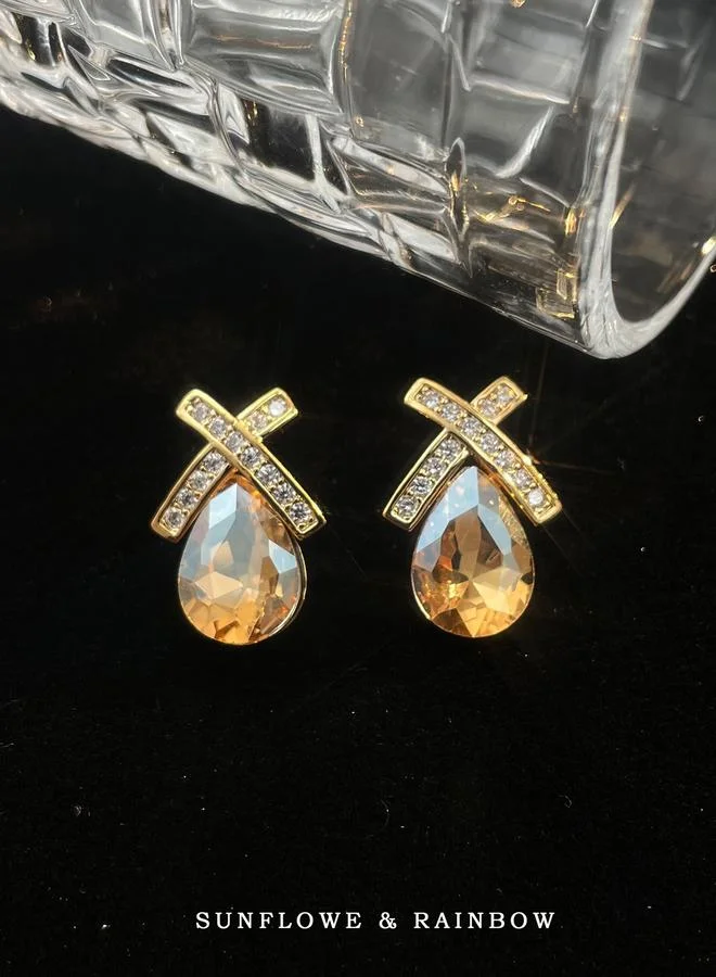 Take Two  Embellished Stud Earrings for Women | Best Price UAE