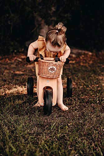 Kinderfeets Wicker Bike Basket - Accessory Basket for Tiny Tot, Tiny Tot Plus, Balance Bike, and More - Image 5