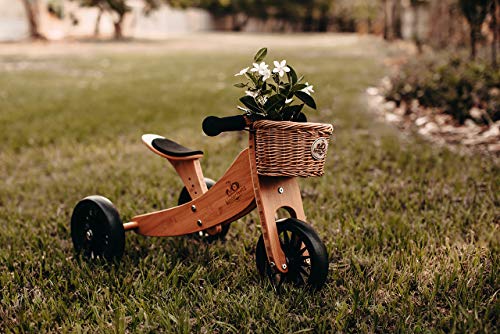 Kinderfeets Wicker Bike Basket - Accessory Basket for Tiny Tot, Tiny Tot Plus, Balance Bike, and More - Image 3