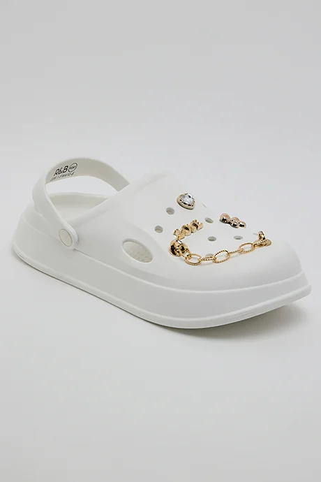 أر أند بي Charm Detail Slingback Clogs