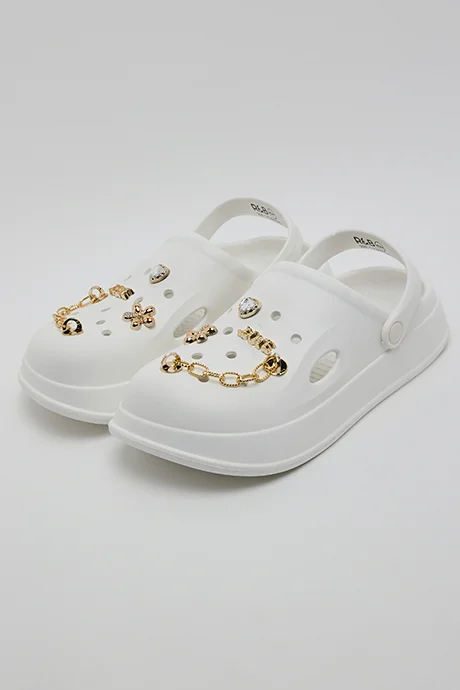 أر أند بي Charm Detail Slingback Clogs