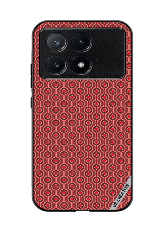 VR CREATIVE Protective Case Cover For Xiaomi Poco X6 Pro Pattern Red Design Multicolour - Image 1