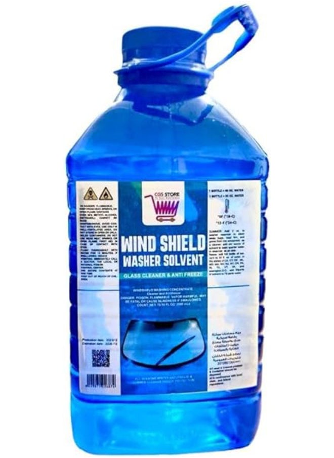Generic Wiper Water, 2 Liter Dilute 3:1 