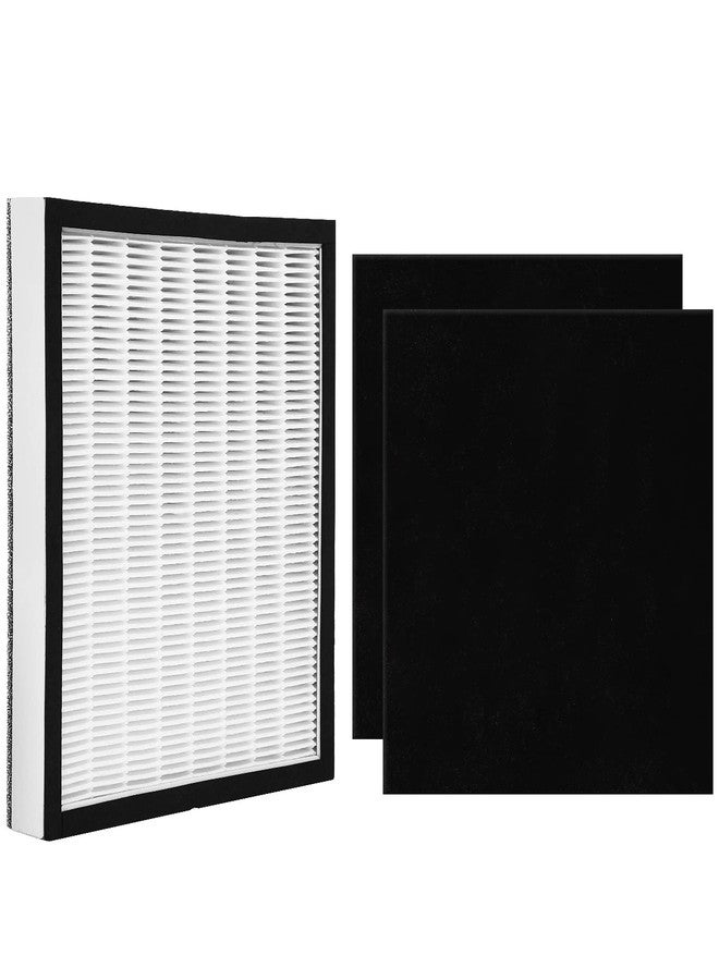 Abeskch HEPA Replacement Filter Kit - 1 HEPA Filters & 2 Carbon Filters Compatible with Oreck WK01234QPC, Oreck Air 94 filter Fits Airvantage WK10002QPC, WK10052QPC Air Purifier Filter - Image 1