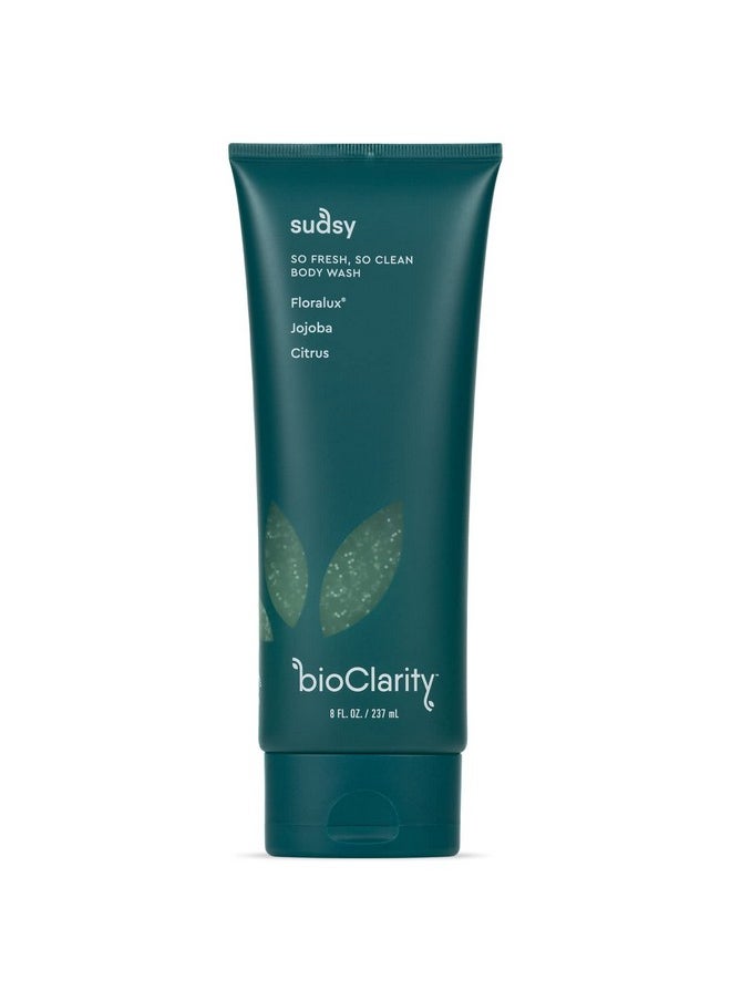 BioClarity - Sudsy Body Wash | Salicylic Acid Detoxifying Herb And Fruit Extracts To Deeply Cleanse Exfoliate And Moisturize | With Floralux Jojoba & Citrus | 100% Vegan | 8 Fl Oz - Image 1