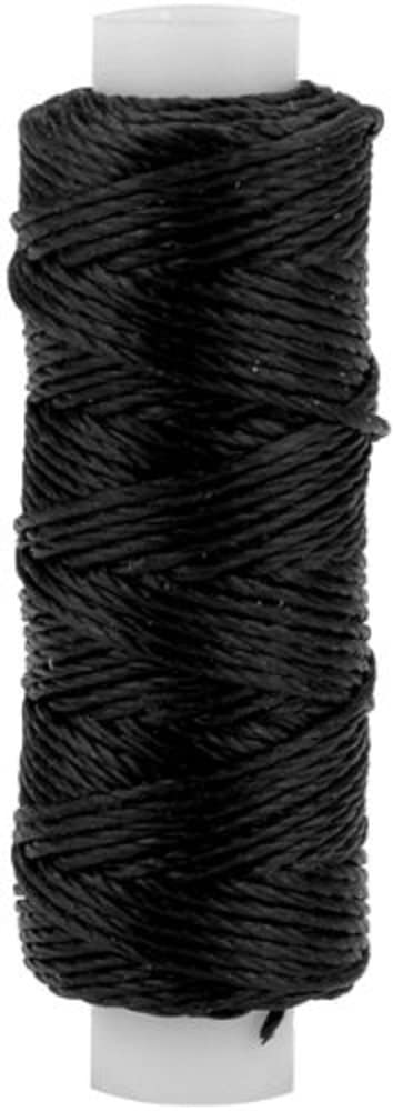 Tandy Leather Waxed Nylon Thread 25 yds. (22.9 m) Black 1227-01 - Image 1